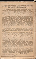 1921 Krotona Institute of Theosophy Postcard