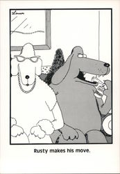 Rusty Gets Ready to Make His Move. - Gary Larson Postcard Postcard Postcard