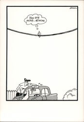 Man Washing Car - Bird: You are mine...all mine., The Far Side Gary Larson Postcard Postcard Postcard