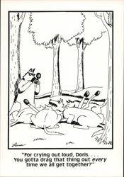 For crying out loud, Doris Gary Larson Postcard Postcard Postcard