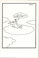 The Far Side: Wish I'd Brought A Magazine Gary Larson Postcard Postcard Postcard