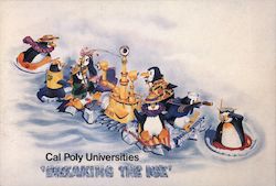 Cal Poly Universities Rose Parade Float "Breaking The Ice" Postcard