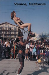 Street performer Postcard