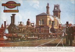 Victoria Station historic railroad restaurant Postcard