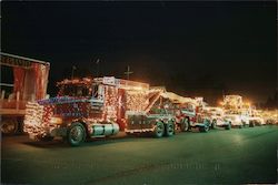 Christmas Truck Parade, 1999 Postcard