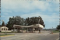 Main Gate, Vandenberg AFL Lompoc, CA Postcard Postcard Postcard