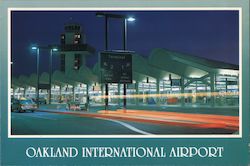 Oakland International Airport California Robert Janover Postcard Postcard Postcard
