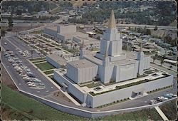 Oakland Temple and Interstate Center of The Church of Jesus Christ of Latter-Day Saints Postcard