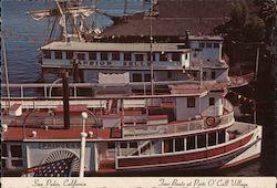 Tour Boats at Ports O'Call Village Postcard