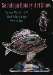 Saratoga Rotary Art Show - West Valley College, 1997 Postcard