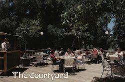 Courtyard Restaurant Postcard