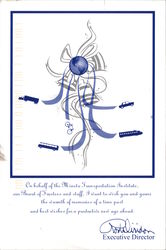 Holiday Card, Mineta Transportation Institute, San Jose State University College of Business Postcard