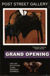 Post Street Gallery Grand Opening Postcard