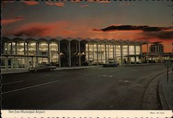San Jose Municipal Airport Postcard
