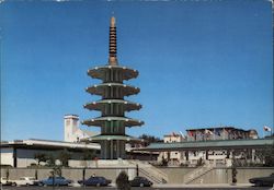 Peace Pagoda at the Japanese Cultural and Trade Center Postcard