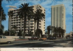 Ocean Avenue with The Miramar Hotel Santa Monica, CA Postcard Postcard Postcard