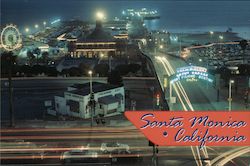 The World Famous Santa Monica Pier Postcard