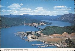 Bridge Bay Resort-Marina, Lake Shasta Postcard