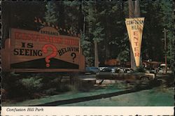 Confusion Hill - Mystery House Postcard