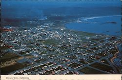 View of Crescent City California Postcard Postcard Postcard