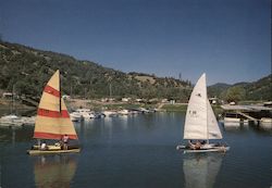 Sailing at Lake Berryessa Postcard
