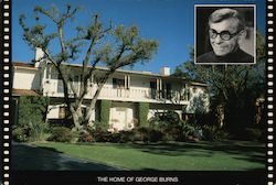 The Home of George Burns Beverly Hills, CA Photographic Compositions Postcard Postcard Postcard