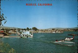 Marina on the Colorado River - Needles, California Postcard Postcard Postcard