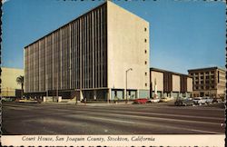 Court House San Joaquin County Postcard