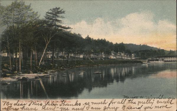 The Weirs from Endicott Rock Laconia New Hampshire