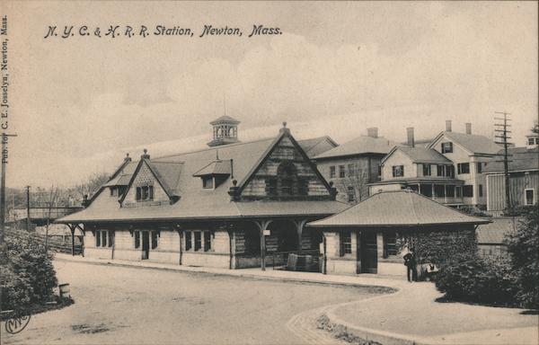N.Y.C. & H.R.R. Station Newton Massachusetts
