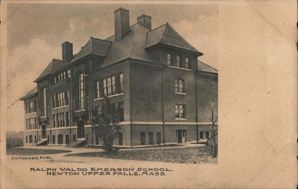 Ralph Waldo Emerson School Newton Upper Falls Massachusetts