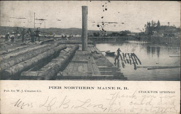 Pier Northern Maine R.R. Stockton Springs