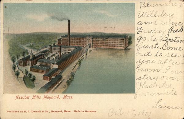 Assabet Mills Maynard Massachusetts