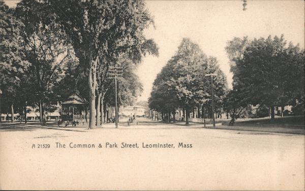 The Common & Park Street Leominster Massachusetts