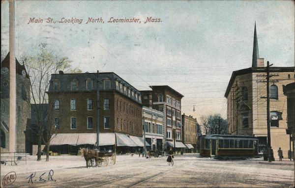Main St. Looking North Leominster Massachusetts