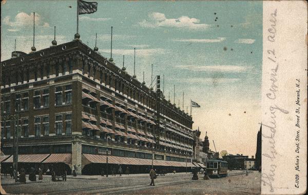 Hahn;s Dept. Store, Broad St. Newark New Jersey