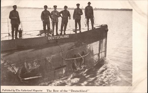 The Bow of the Deutschland Boats, Ships