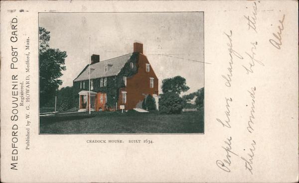 Cradock House built 1634 Medford Massachusetts