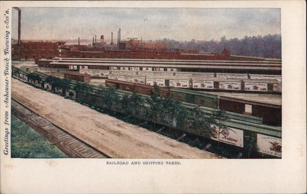Railroad and Shipping Yard St. Louis Missouri