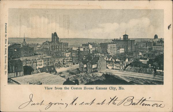 View from the Coates House Kansas City Missouri