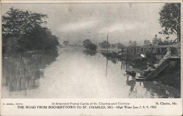 The road from Bocherttown to St. Charles Mo. Boschertown Missouri