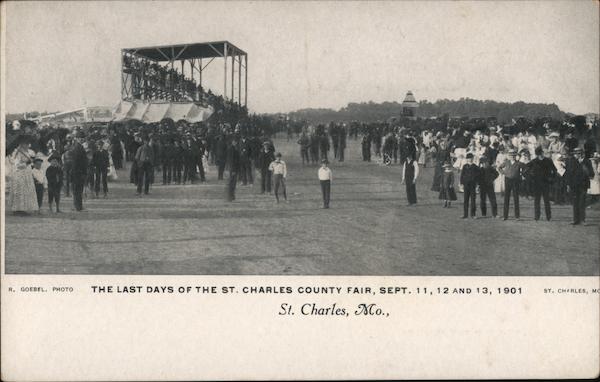 Last Days of the St. Charles County Fair, September 1901 Missouri