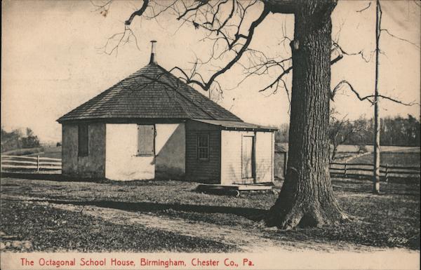 The Octagonal School House, Chester County Birmingham Pennsylvania