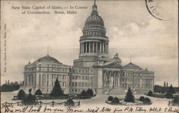 Construction of New State Capitol Boise Idaho