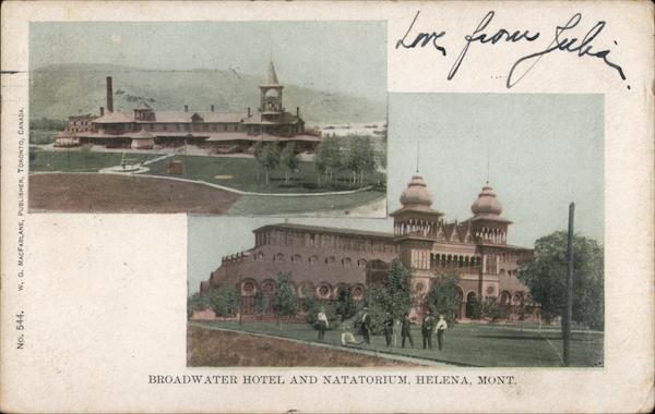 Broadwater Hotel and Natatorium Helena Montana