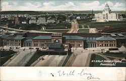 N.Y.N.H & H Station & Capitol Postcard