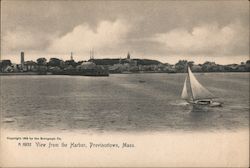 View from the Harbor Provincetown, MA Postcard Postcard Postcard