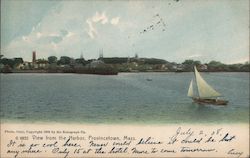 View from the Harbor Postcard