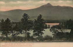 Chocorua Lake and Mountain from Chocorua New Hampshire Postcard Postcard Postcard