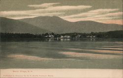 Melvin Village and lake Postcard